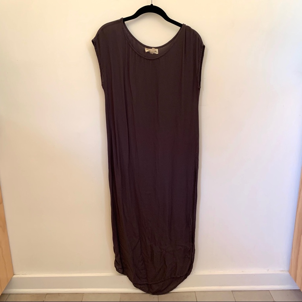 Cloth & Stone gray/charcoal sheath dress